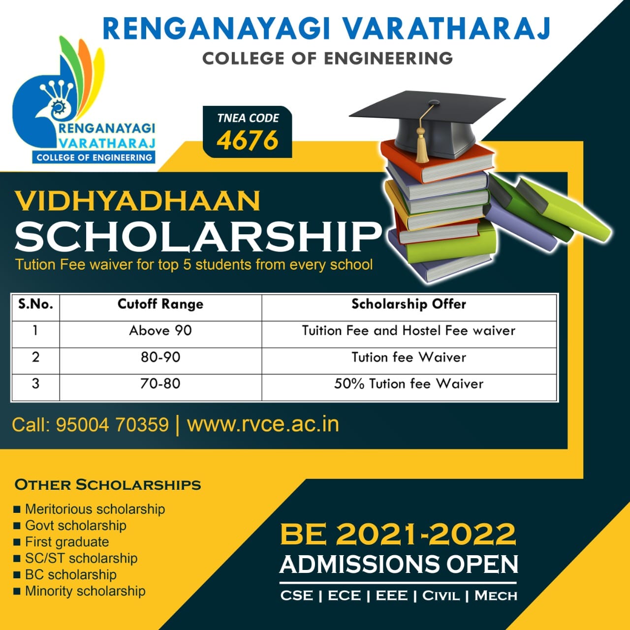 RVCE – Renganayagi Varatharaj College of Engineering and Technology