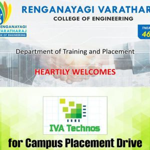 RVCE – Placement Drive IVA Technos